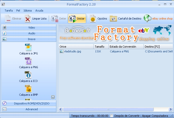 Format Factory en galego