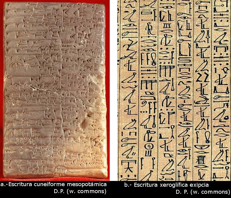 escritura cuneiforme