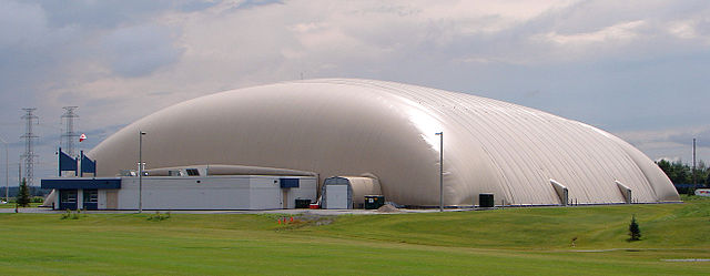 Air supported dome