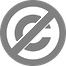 Logotipo da licenza de autor Dominio público
