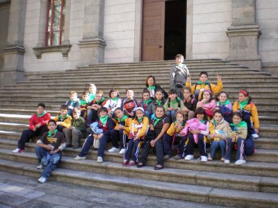 Esperando na Catedral
