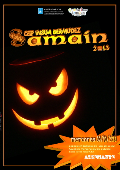 Cartaz Web SAMAIN 2013 CEIP ANTONIO INSUA BERMUDEZ VILALBA