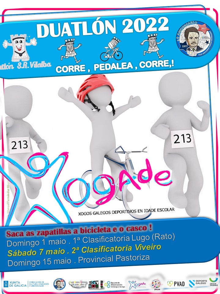 Cartaz_Duatlón_XOgade_Insua Bermudez_ 2ª_Clasificatoria_Viveiro_2022