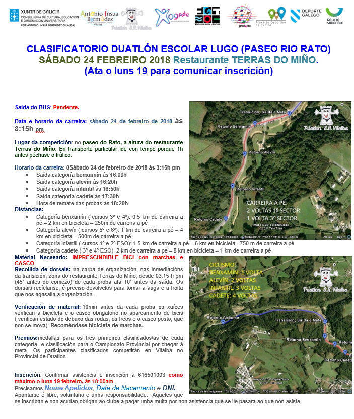 Xogade Duatlón Triatlón S. Roque Vilalba Insua Bermúdez 