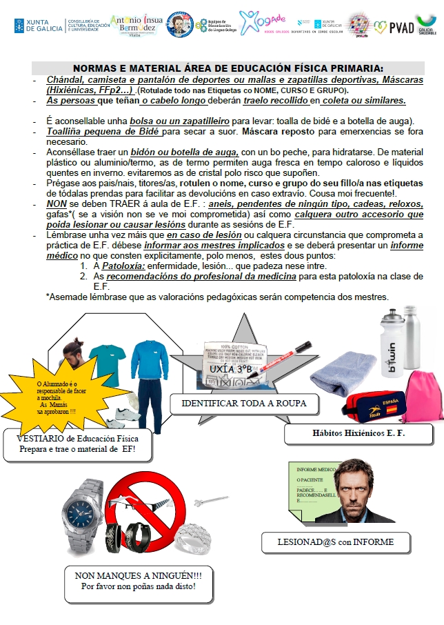 Material EF INSUA BERMÚDEZ PRIMARIA 22-23