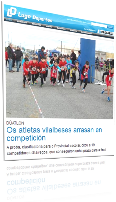 Duatlón Vilalba 2013 EL PROGRESO CEIP ANTONIO INSUA BERMÚDEZ