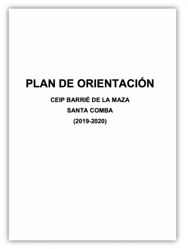 Plan de Orientación