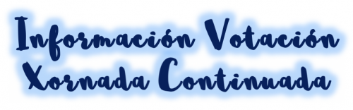 Instrucións votación xornada continuada