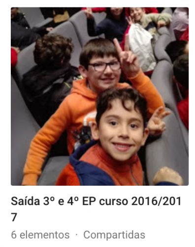 Galería de imaxes da saída de 3º e 4º de EP