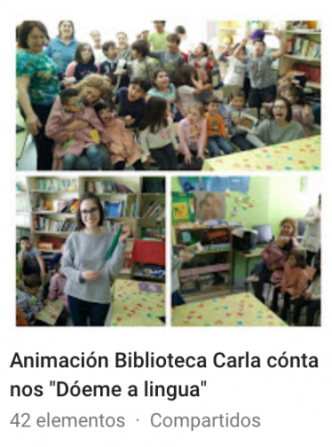 Galería de imaxes da Animación biblioteca "Dóeme a lingua"