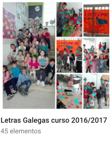 Galería de imaxes das Letras Galegas