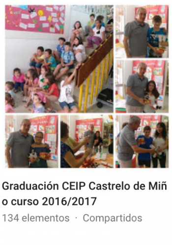 Galería de imaxes da graduación do curso 2016/2017