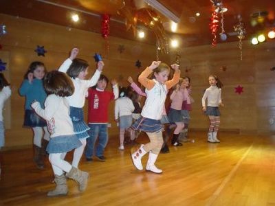 Baile rexional dos alumnos/as de baile. 
