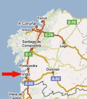 Localización en Galicia
