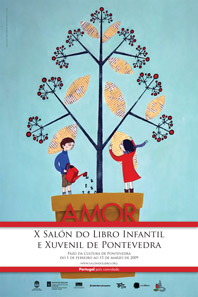 Cartel X Salón do Libro de Pontevedra