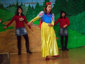 Momento da representaciòn de Snow White