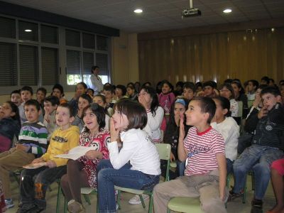 Visita de Fina Casalderrey
