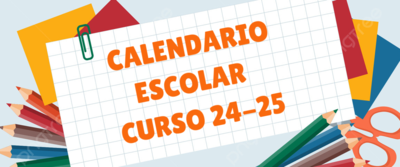 Calendaio escolar 2024-25