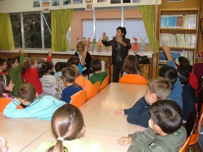 Presentación do acto ao alumnado de 4º Primaria
