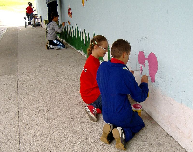 Mural Educación Artistica
