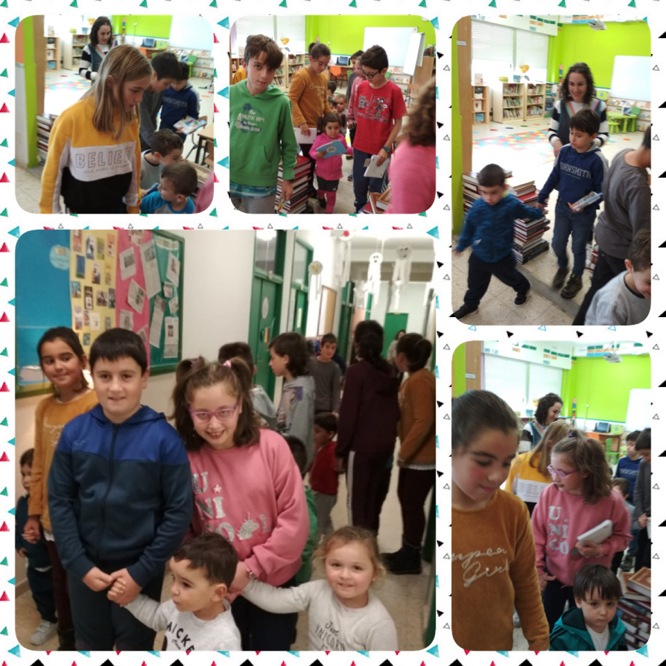 Os colaboradores con nen@s de 4º EI