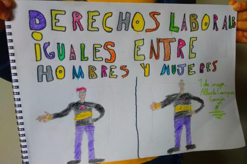 Cartel de Alberto. 