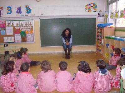 Sesión de abril, aula de 3 anos B
