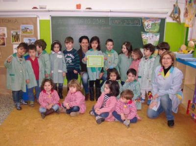 Marzo, aula de 3-4 anos A.
