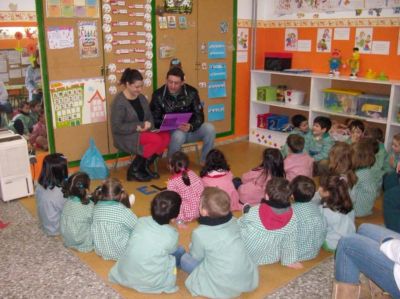 Marzo, aula de 3-4 anos A.
