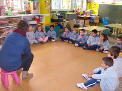 Marzo, aula de 5 anos B
