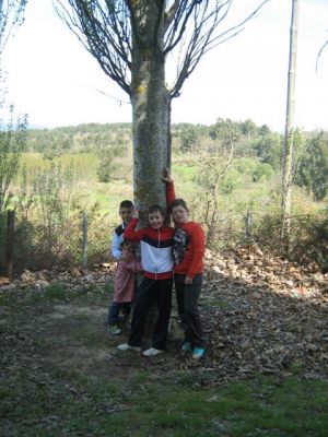 Rodrigo con Yago, Brais e Hugo 
