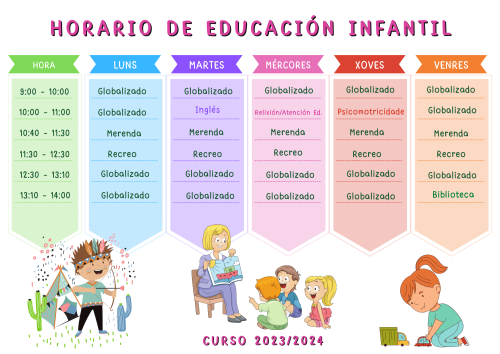 Horario infantil