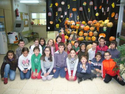 as clases de 3º e 4º na exposición
