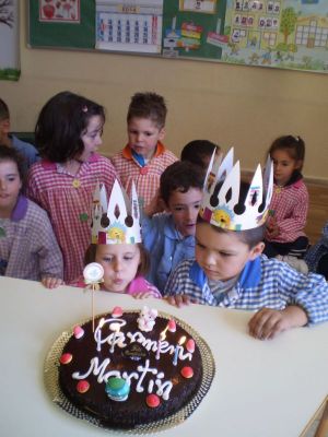 Martín e Carmen: 4 anos
