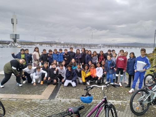 En bici ao Castelo de Santo Antón