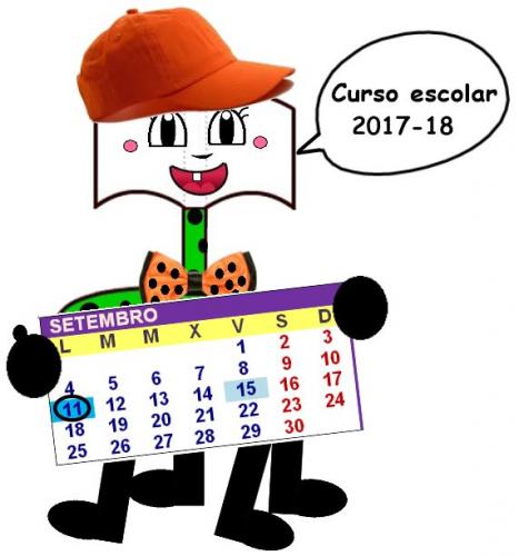 Resultado de imaxes para calendario escolar 2017/18 GALICIA