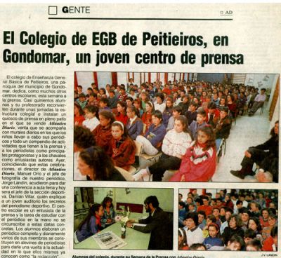 A semana da prensa en 1991.
A semana da prensa consolídase curso tras curso.
