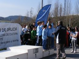 Lugo - podio alevíns
Reciben o trofeo - terceiro posto nun campionato galego.
