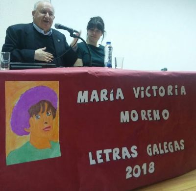 Charla de Alonso Montero sobre María Victoria Moreno

