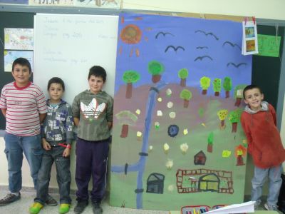 Decorados para a festa Fin de Curso.
