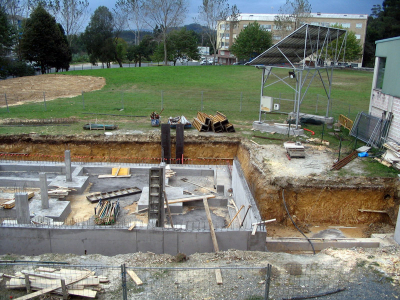 As obras do comedor
19/10/2009
