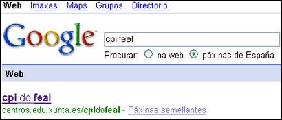 O Feal en Google