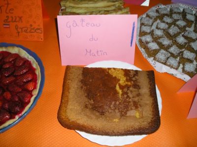 Gâteau du matin
