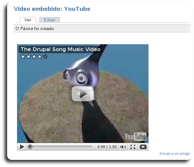 video embebido