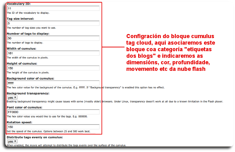 Configuracion de cumulus 2