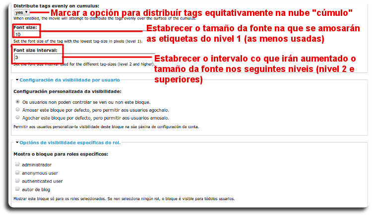 cumulus configuración 3