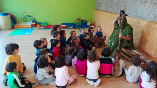 Visita Anxo Moure e aula de Fontán
