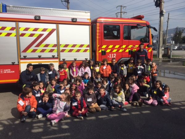 excursion a los Bomberos de Porriño
