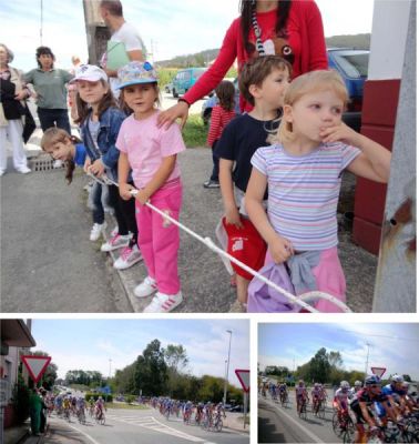 004- A volta ciclista
O día 16 fomos ver pasar a volta ciclista aproveitando que pasaba perto da escola.
