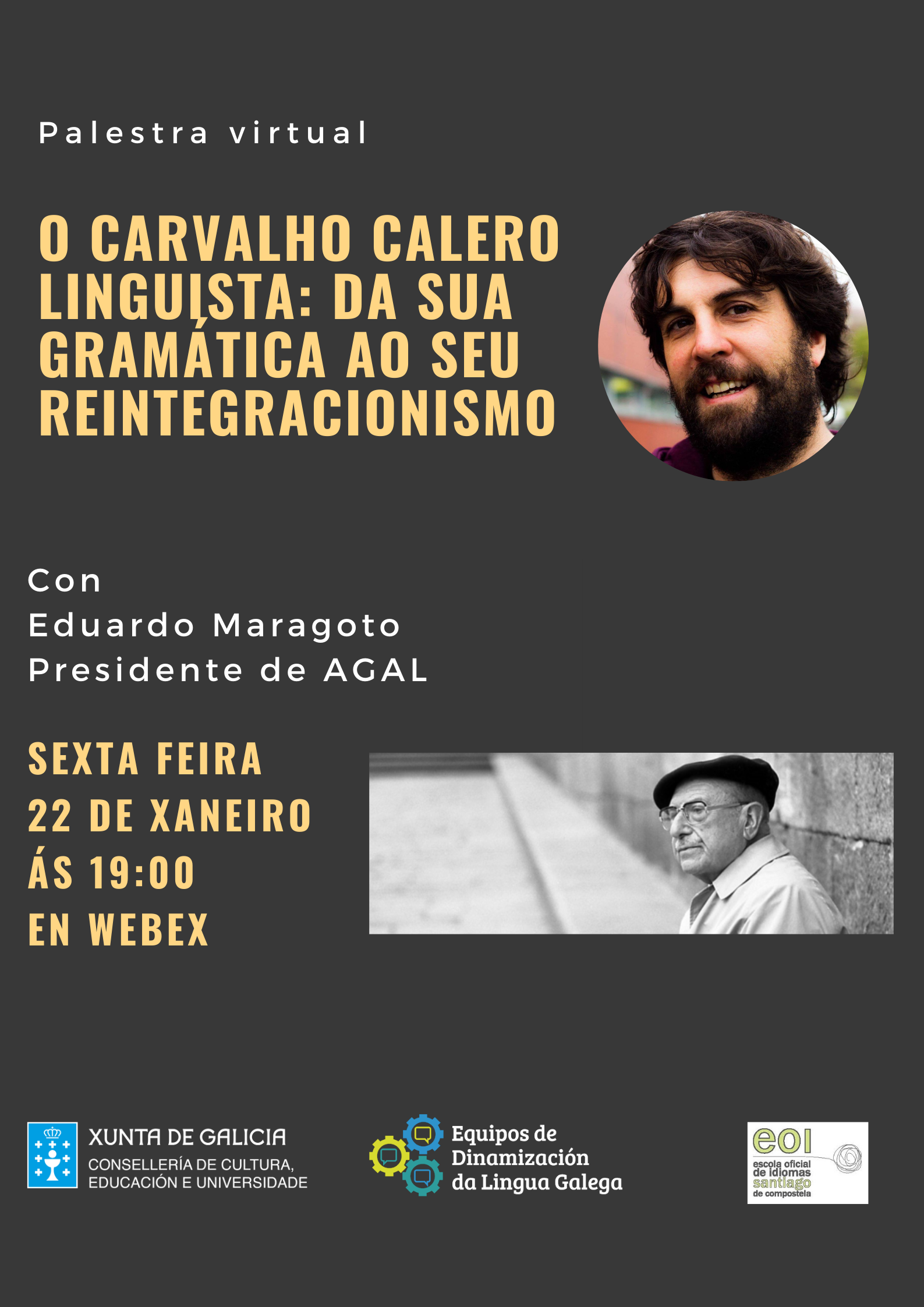 Palestra: O Carvalho Calero lingüista.